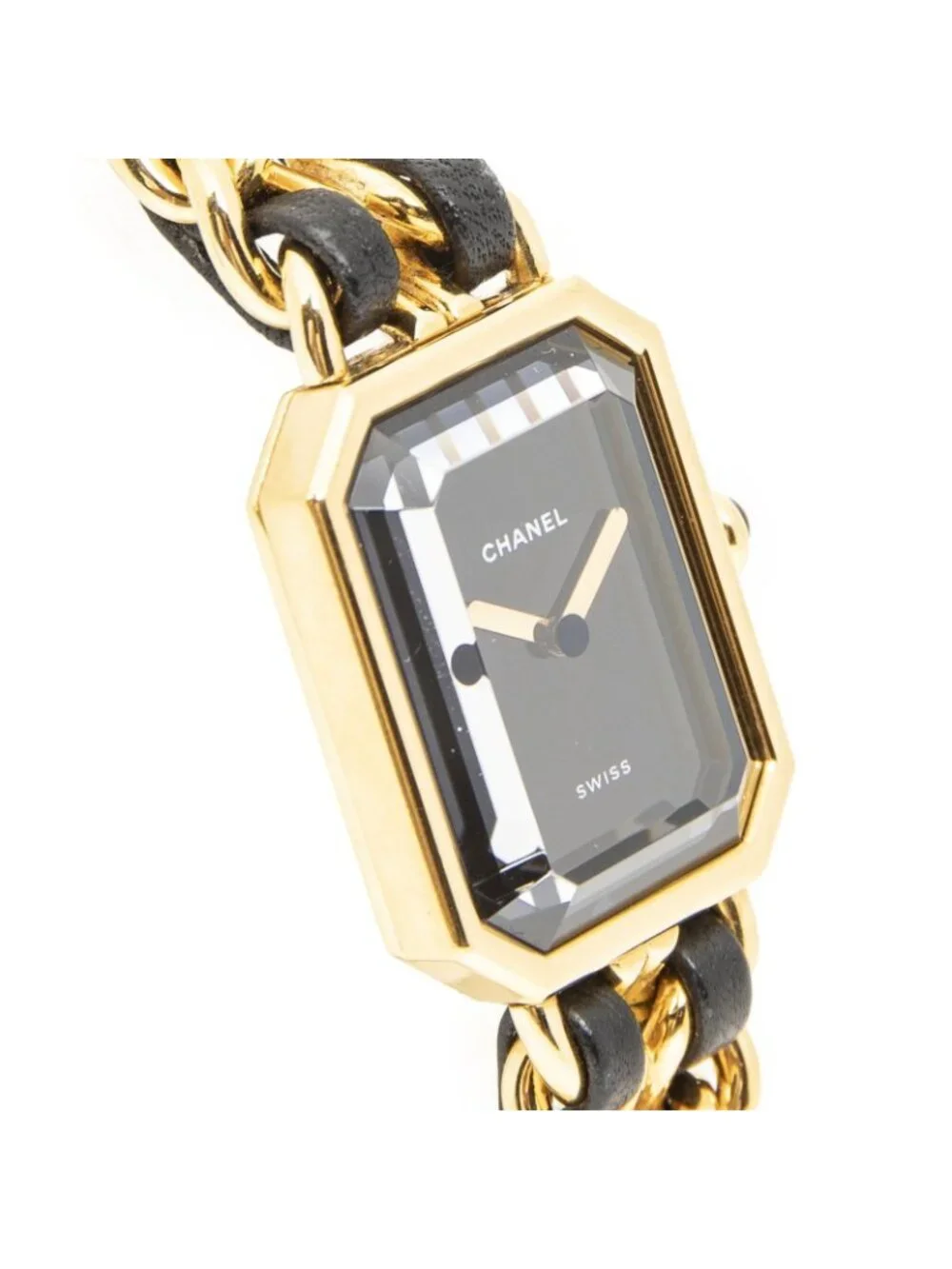 Chanel Premiere Black Gold Plated Shoulder Bag